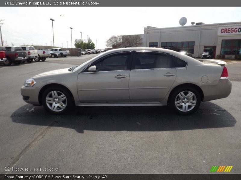 Gold Mist Metallic / Ebony 2011 Chevrolet Impala LT
