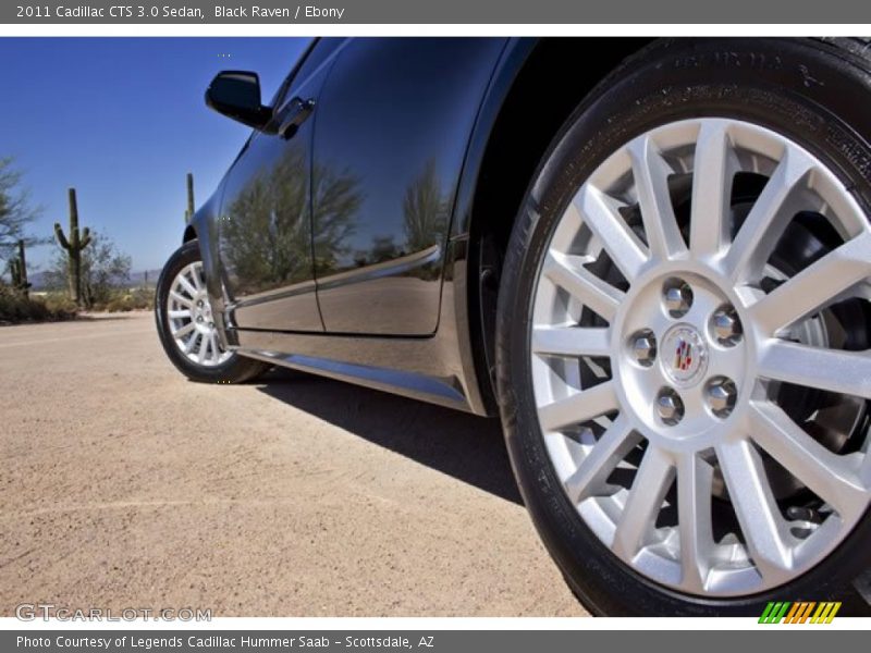 Black Raven / Ebony 2011 Cadillac CTS 3.0 Sedan