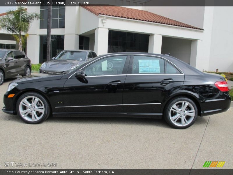 Black / Black 2012 Mercedes-Benz E 350 Sedan