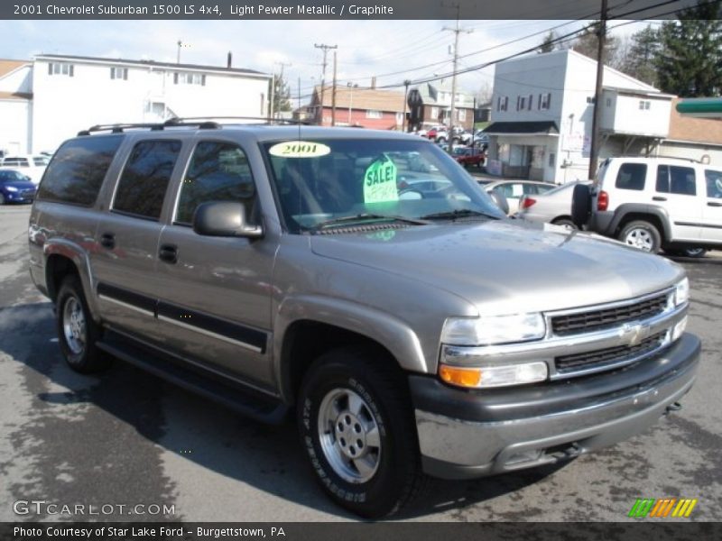 Light Pewter Metallic / Graphite 2001 Chevrolet Suburban 1500 LS 4x4