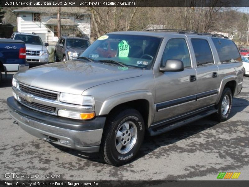 Light Pewter Metallic / Graphite 2001 Chevrolet Suburban 1500 LS 4x4