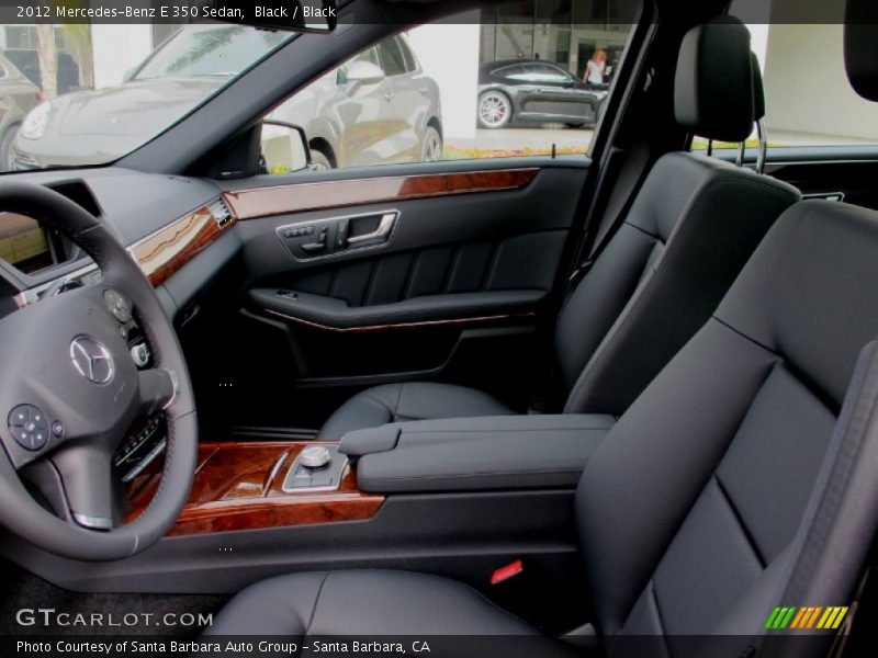 Black / Black 2012 Mercedes-Benz E 350 Sedan