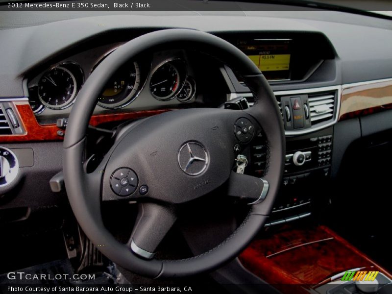 Black / Black 2012 Mercedes-Benz E 350 Sedan