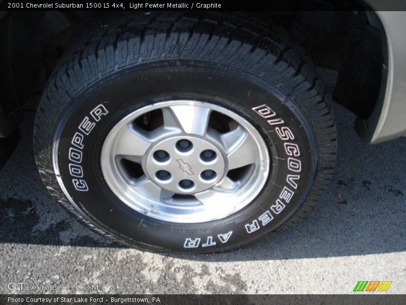 Light Pewter Metallic / Graphite 2001 Chevrolet Suburban 1500 LS 4x4