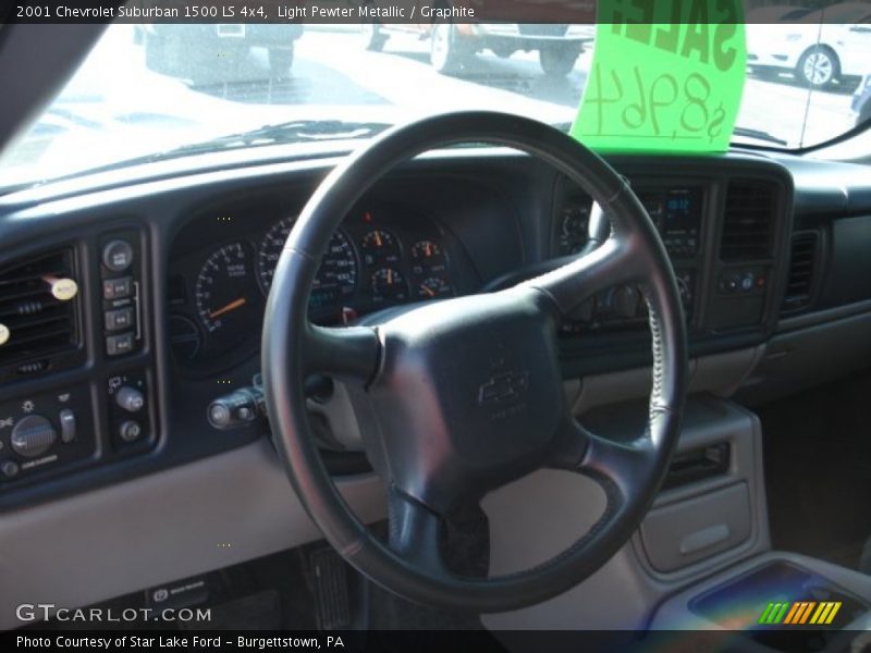 Light Pewter Metallic / Graphite 2001 Chevrolet Suburban 1500 LS 4x4