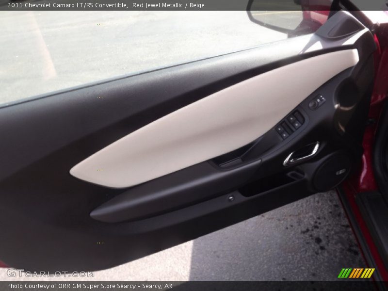 Red Jewel Metallic / Beige 2011 Chevrolet Camaro LT/RS Convertible