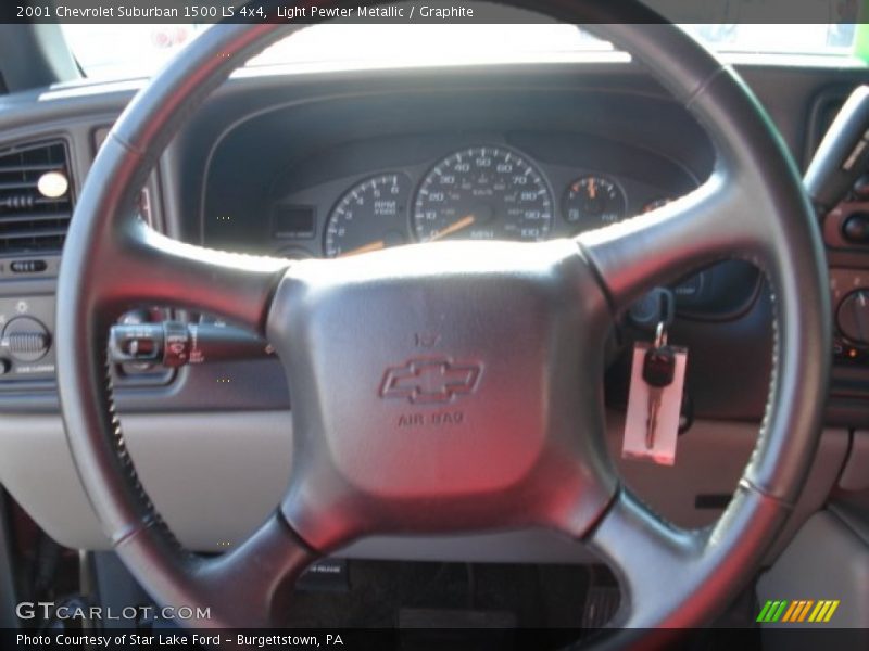 Light Pewter Metallic / Graphite 2001 Chevrolet Suburban 1500 LS 4x4