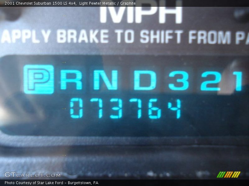 Light Pewter Metallic / Graphite 2001 Chevrolet Suburban 1500 LS 4x4