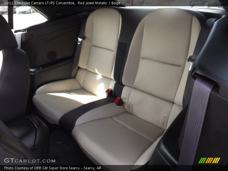 Red Jewel Metallic / Beige 2011 Chevrolet Camaro LT/RS Convertible