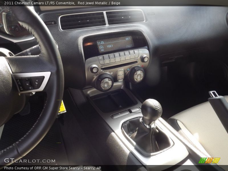 Red Jewel Metallic / Beige 2011 Chevrolet Camaro LT/RS Convertible