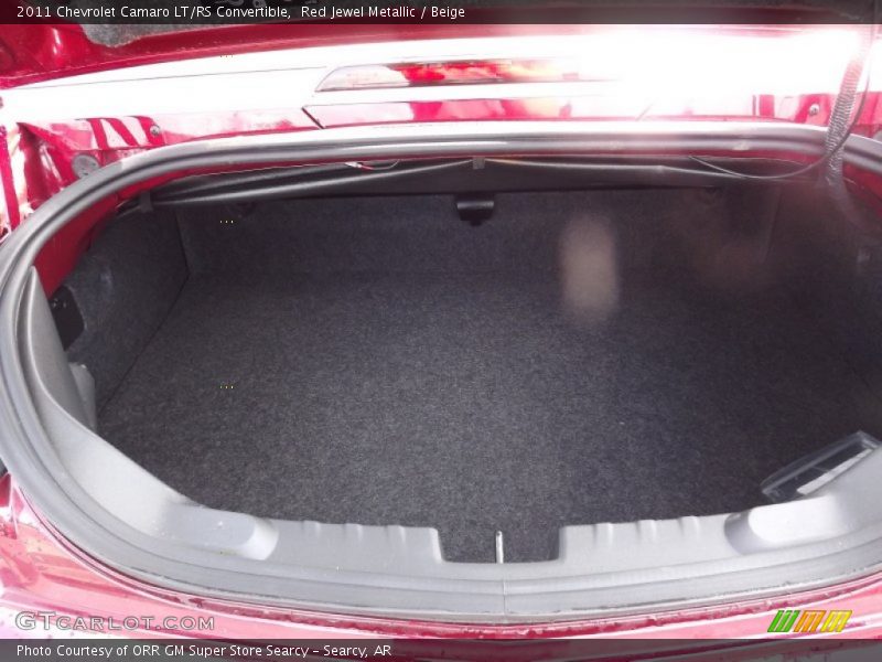 Red Jewel Metallic / Beige 2011 Chevrolet Camaro LT/RS Convertible
