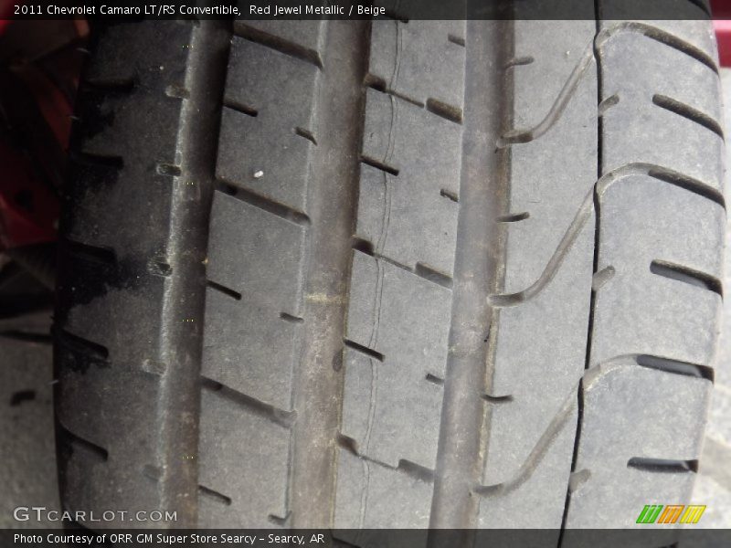 Red Jewel Metallic / Beige 2011 Chevrolet Camaro LT/RS Convertible
