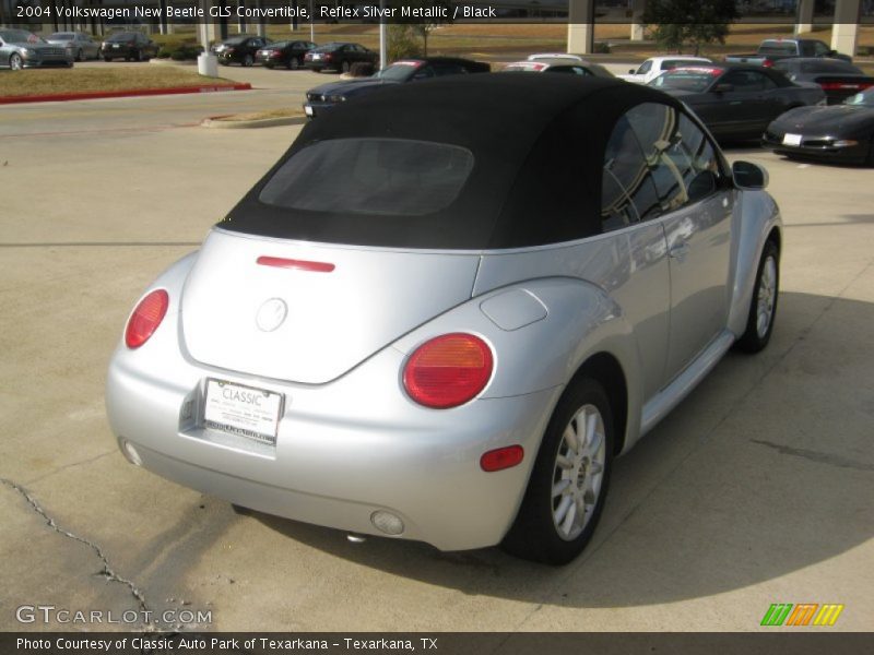 Reflex Silver Metallic / Black 2004 Volkswagen New Beetle GLS Convertible