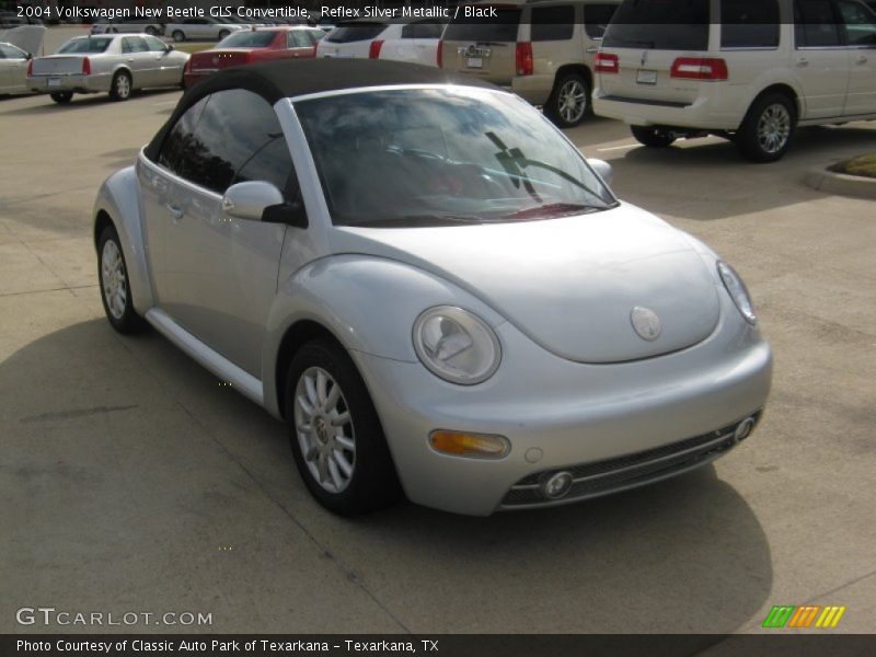 Reflex Silver Metallic / Black 2004 Volkswagen New Beetle GLS Convertible