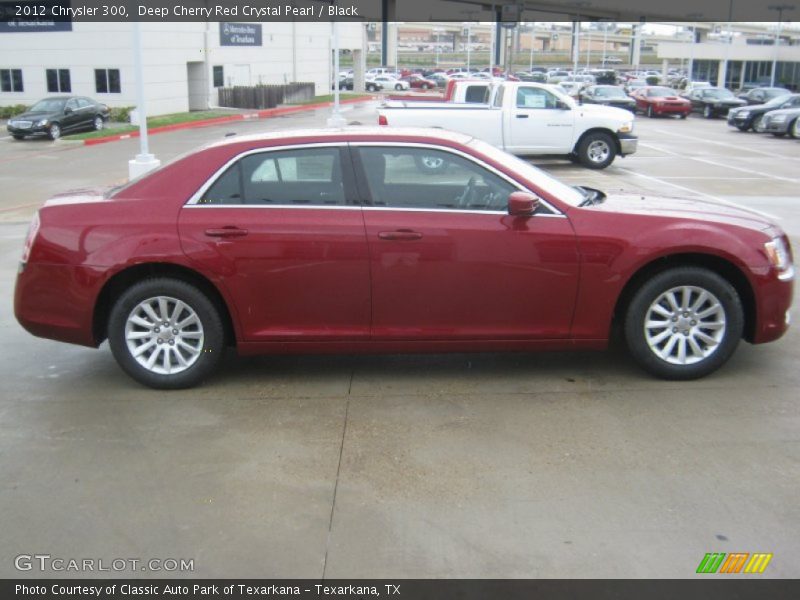 Deep Cherry Red Crystal Pearl / Black 2012 Chrysler 300