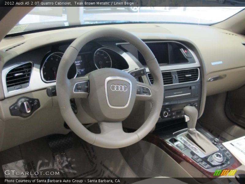 Dashboard of 2012 A5 2.0T quattro Cabriolet