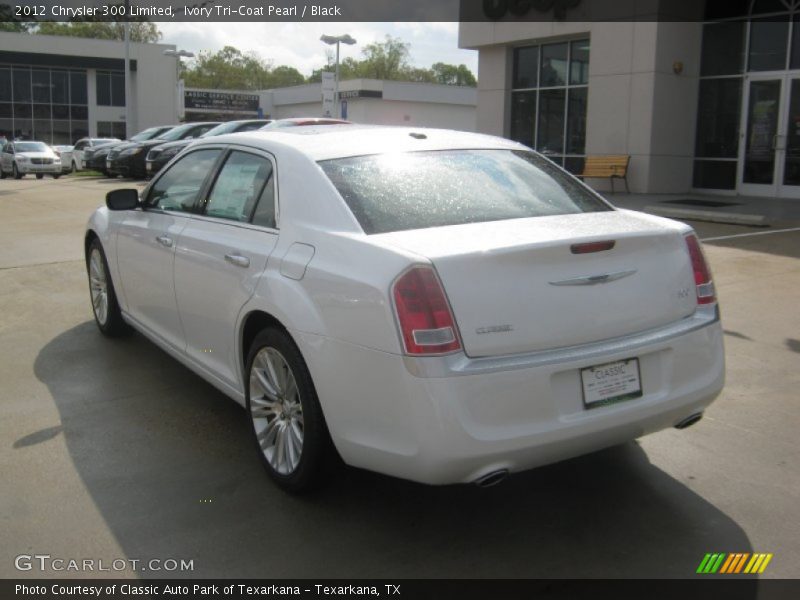 Ivory Tri-Coat Pearl / Black 2012 Chrysler 300 Limited