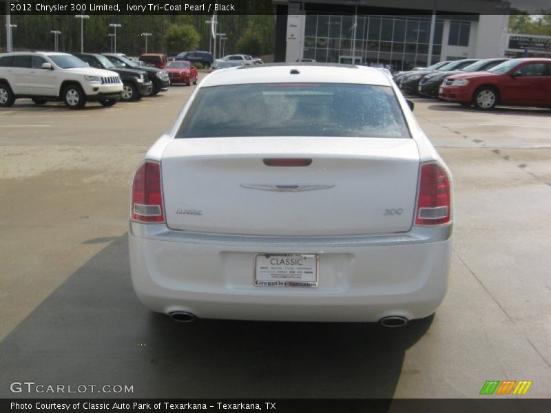 Ivory Tri-Coat Pearl / Black 2012 Chrysler 300 Limited