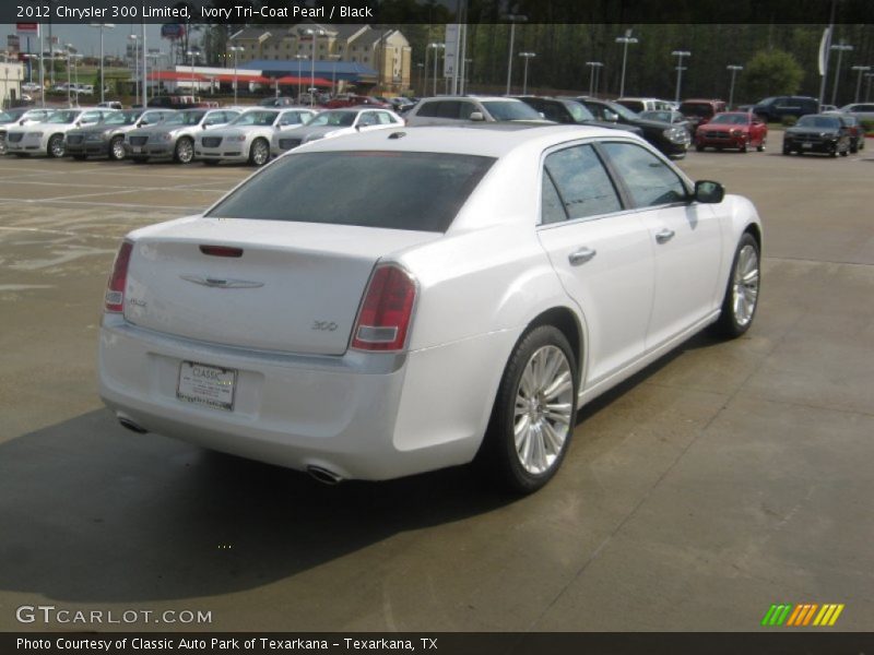 Ivory Tri-Coat Pearl / Black 2012 Chrysler 300 Limited