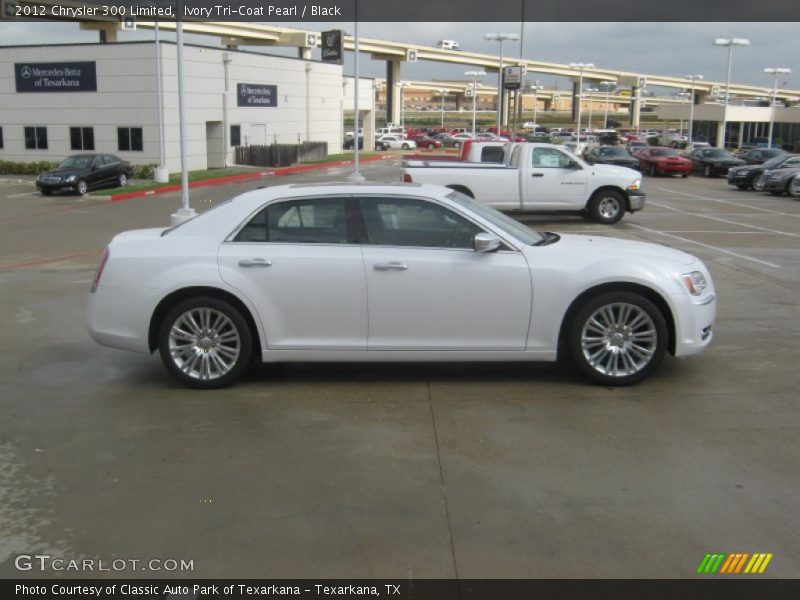 Ivory Tri-Coat Pearl / Black 2012 Chrysler 300 Limited