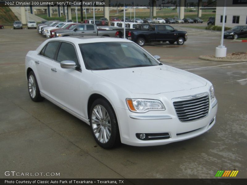 Ivory Tri-Coat Pearl / Black 2012 Chrysler 300 Limited