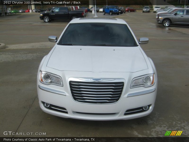 Ivory Tri-Coat Pearl / Black 2012 Chrysler 300 Limited