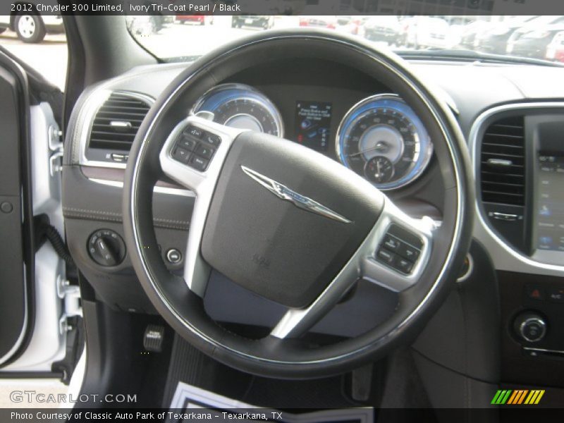 Ivory Tri-Coat Pearl / Black 2012 Chrysler 300 Limited