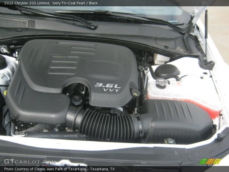 Ivory Tri-Coat Pearl / Black 2012 Chrysler 300 Limited