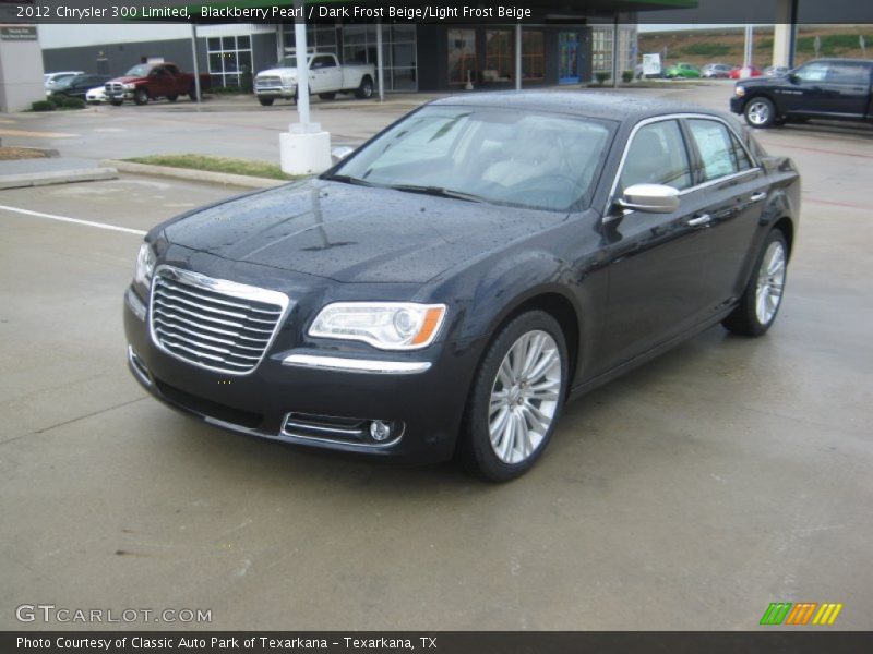 Blackberry Pearl / Dark Frost Beige/Light Frost Beige 2012 Chrysler 300 Limited