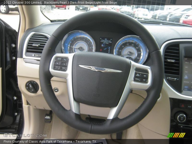 Blackberry Pearl / Dark Frost Beige/Light Frost Beige 2012 Chrysler 300 Limited