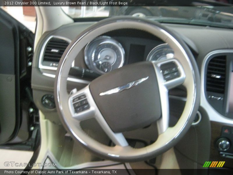 Luxury Brown Pearl / Black/Light Frost Beige 2012 Chrysler 300 Limited