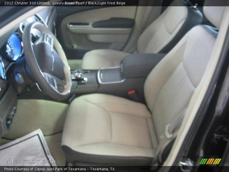Luxury Brown Pearl / Black/Light Frost Beige 2012 Chrysler 300 Limited