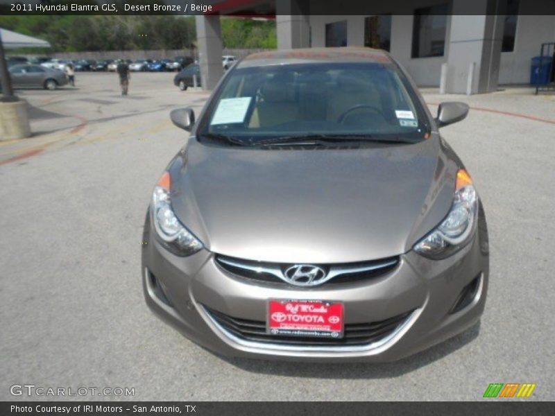 Desert Bronze / Beige 2011 Hyundai Elantra GLS
