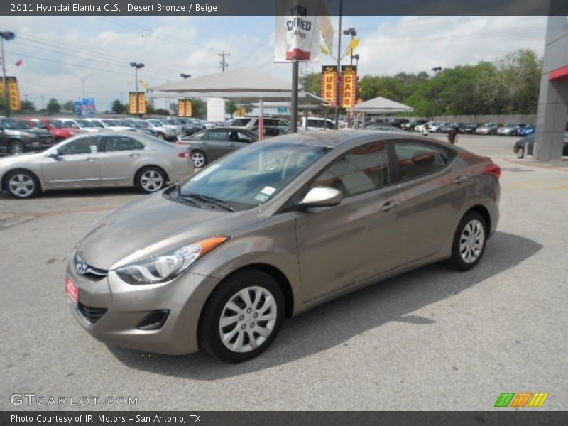 Desert Bronze / Beige 2011 Hyundai Elantra GLS