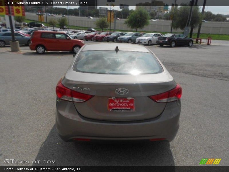 Desert Bronze / Beige 2011 Hyundai Elantra GLS