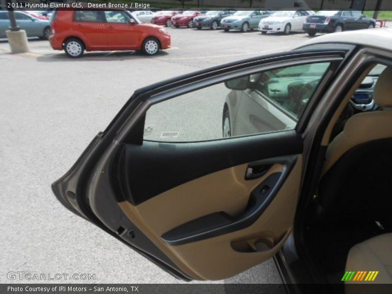 Desert Bronze / Beige 2011 Hyundai Elantra GLS