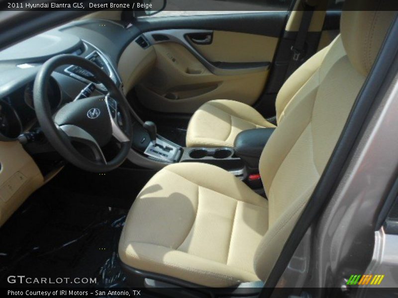 Desert Bronze / Beige 2011 Hyundai Elantra GLS