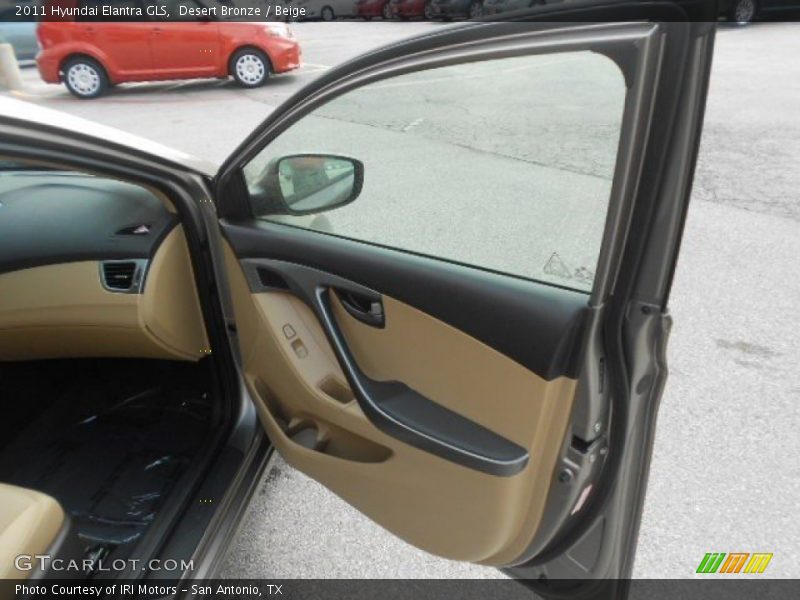 Desert Bronze / Beige 2011 Hyundai Elantra GLS