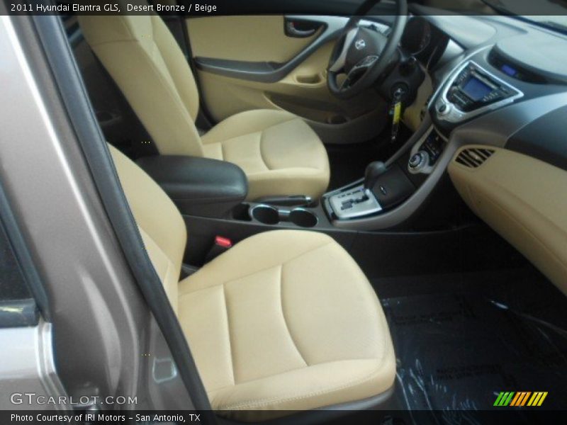 Desert Bronze / Beige 2011 Hyundai Elantra GLS