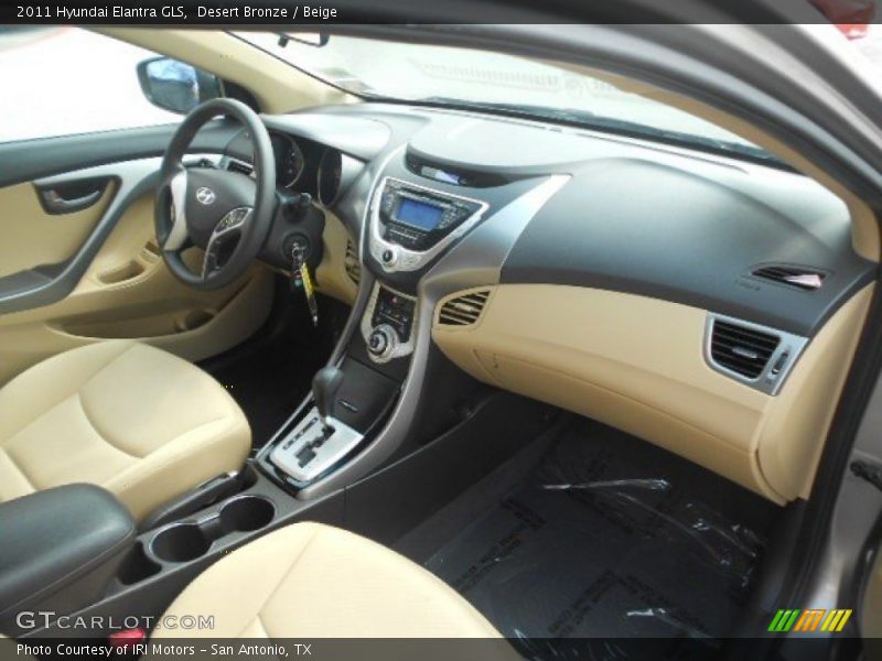 Desert Bronze / Beige 2011 Hyundai Elantra GLS