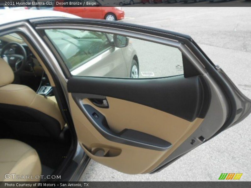 Desert Bronze / Beige 2011 Hyundai Elantra GLS