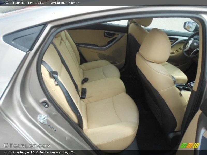 Desert Bronze / Beige 2011 Hyundai Elantra GLS
