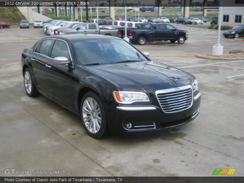 Gloss Black / Black 2012 Chrysler 300 Limited