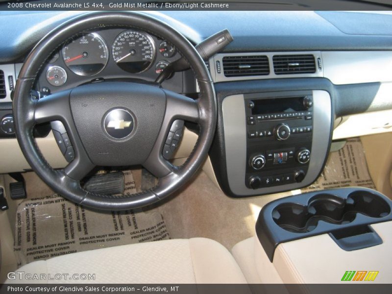 Gold Mist Metallic / Ebony/Light Cashmere 2008 Chevrolet Avalanche LS 4x4