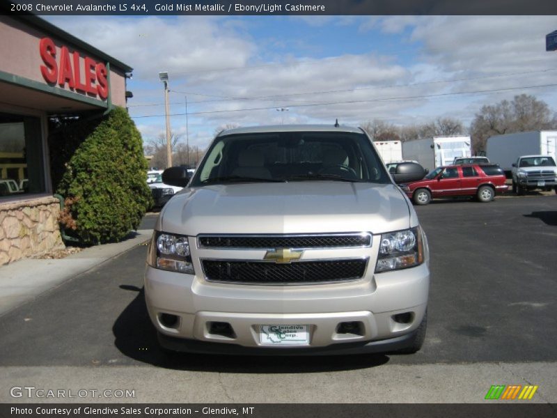 Gold Mist Metallic / Ebony/Light Cashmere 2008 Chevrolet Avalanche LS 4x4