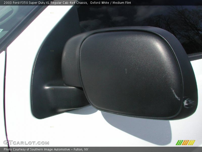 Oxford White / Medium Flint 2003 Ford F350 Super Duty XL Regular Cab 4x4 Chassis