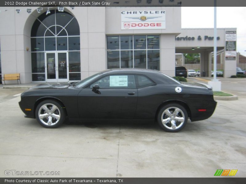 Pitch Black / Dark Slate Gray 2012 Dodge Challenger SXT