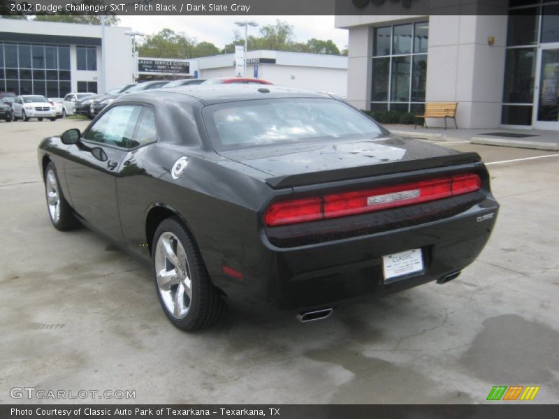 Pitch Black / Dark Slate Gray 2012 Dodge Challenger SXT