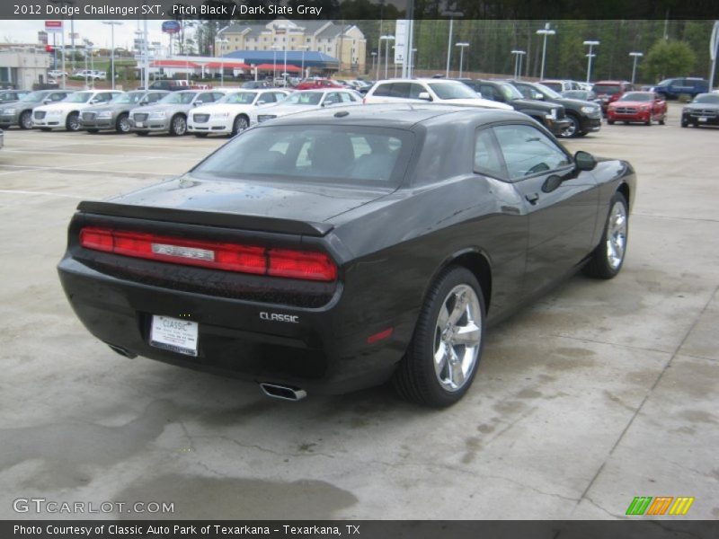 Pitch Black / Dark Slate Gray 2012 Dodge Challenger SXT