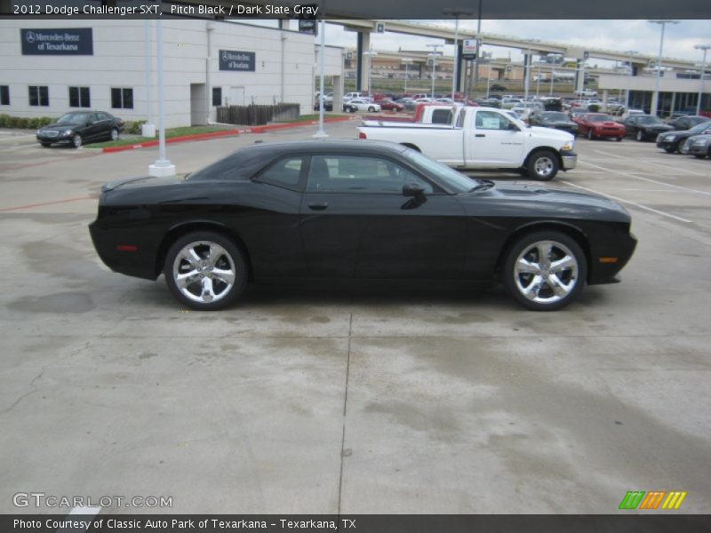Pitch Black / Dark Slate Gray 2012 Dodge Challenger SXT